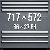 Cassettiere Professionali 717x572 mm 36Eh x 27Eh