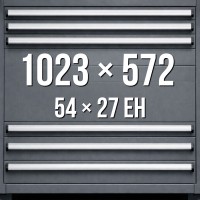 Cassettiere Professionali 1023x572 mm 54Eh x 27Eh