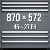 Cassettiere Professionali 870x572 mm 45Eh x 27Eh