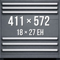 Cassettiere Professionali 411x572 mm 18Eh x 27Eh